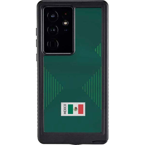 Mexico Soccer Flag Galaxy S24 Ultra Waterproof Case